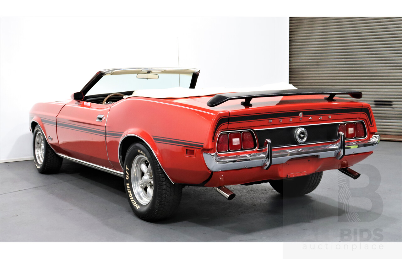 1/1971 Ford Mustang 2d Convertible Red 5.8L V8