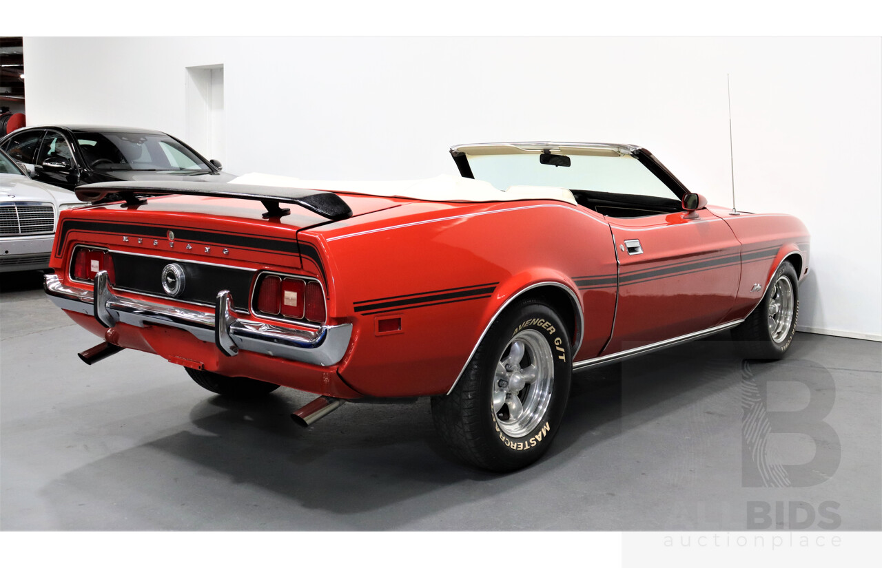 1/1971 Ford Mustang 2d Convertible Red 5.8L V8