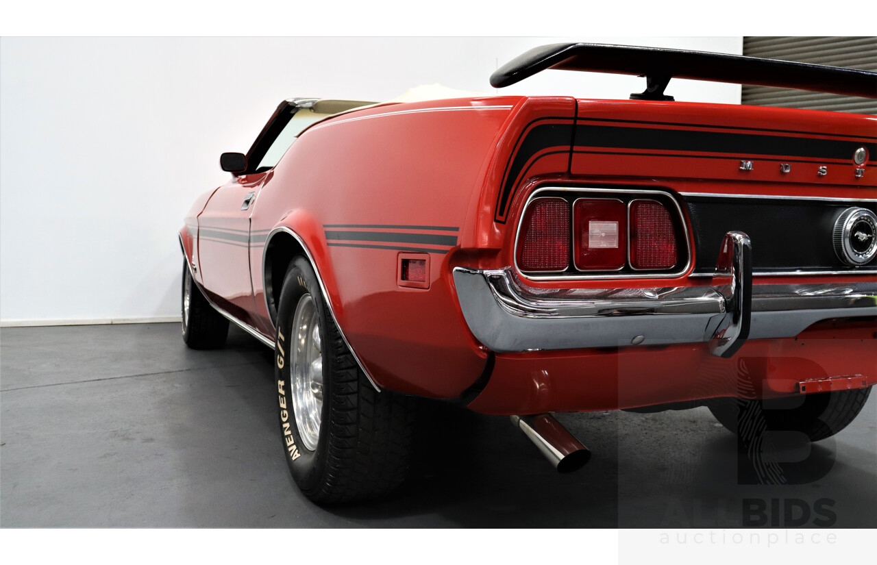 1/1971 Ford Mustang 2d Convertible Red 5.8L V8