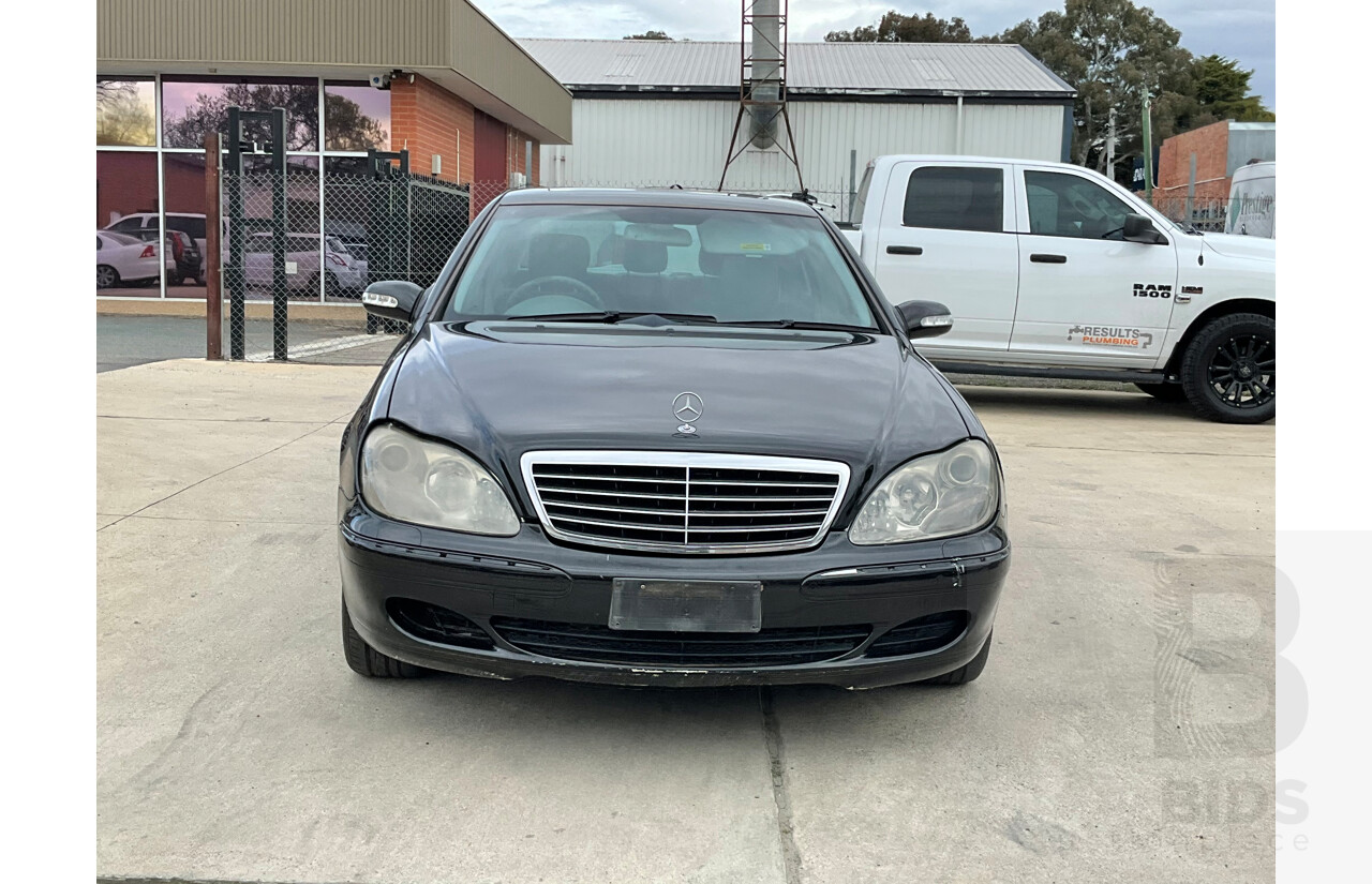 9/2004 Mercedes-Benz S350 L W220 4d Sedan Black 3.7L