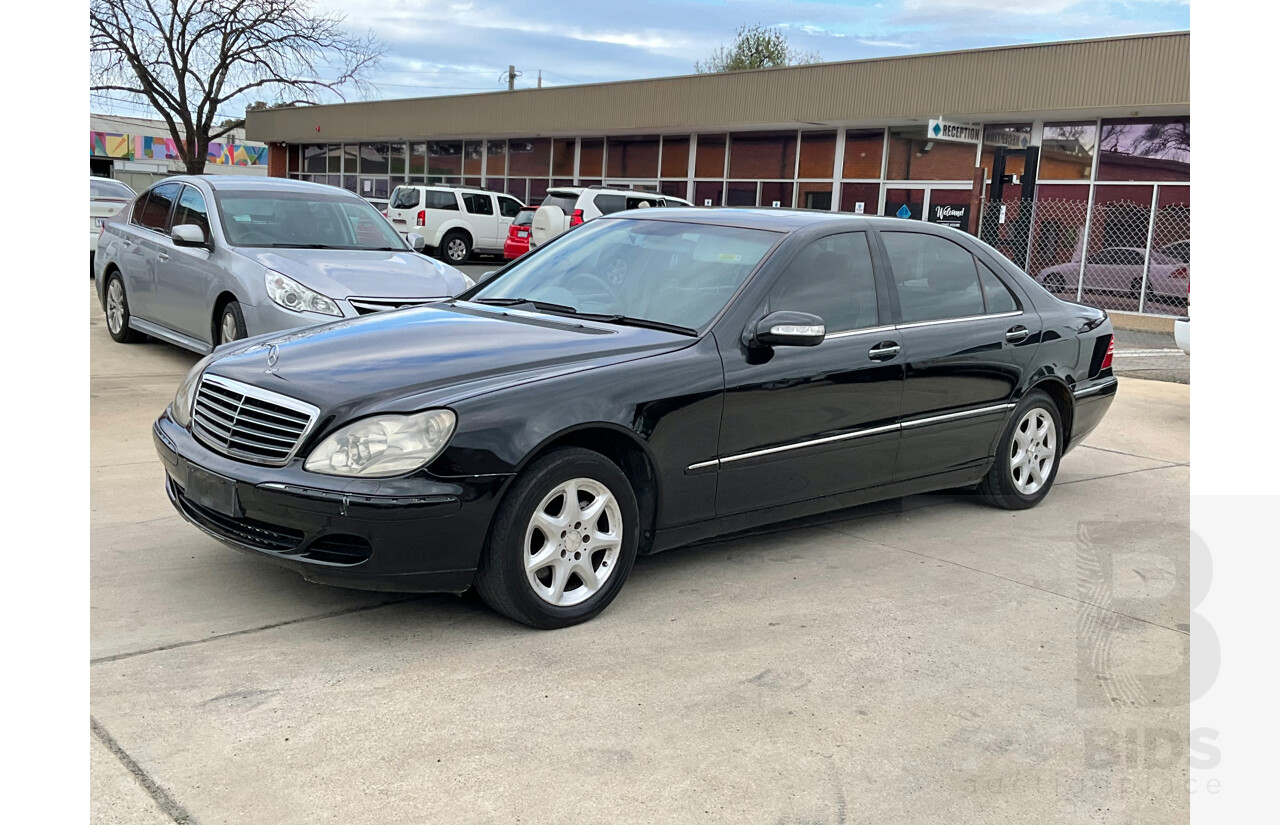 9/2004 Mercedes-Benz S350 L W220 4d Sedan Black 3.7L