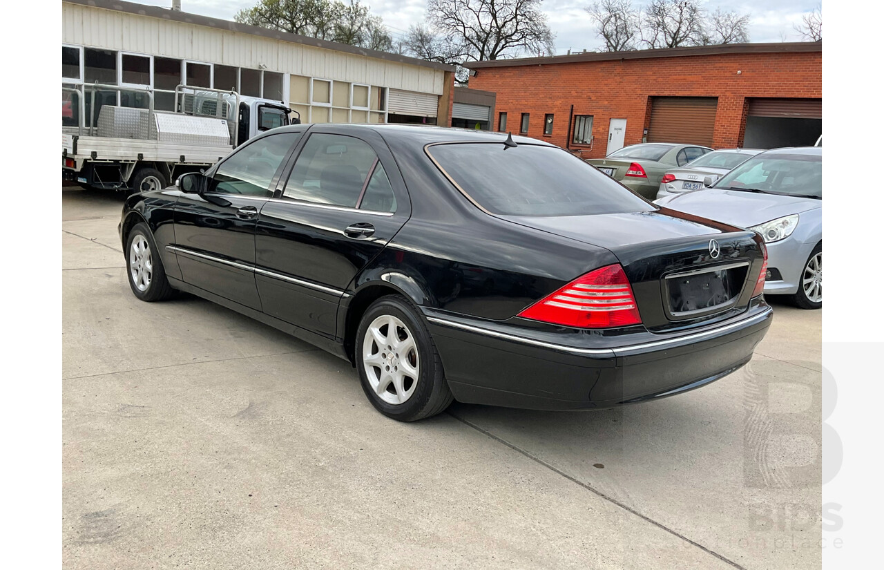 9/2004 Mercedes-Benz S350 L W220 4d Sedan Black 3.7L