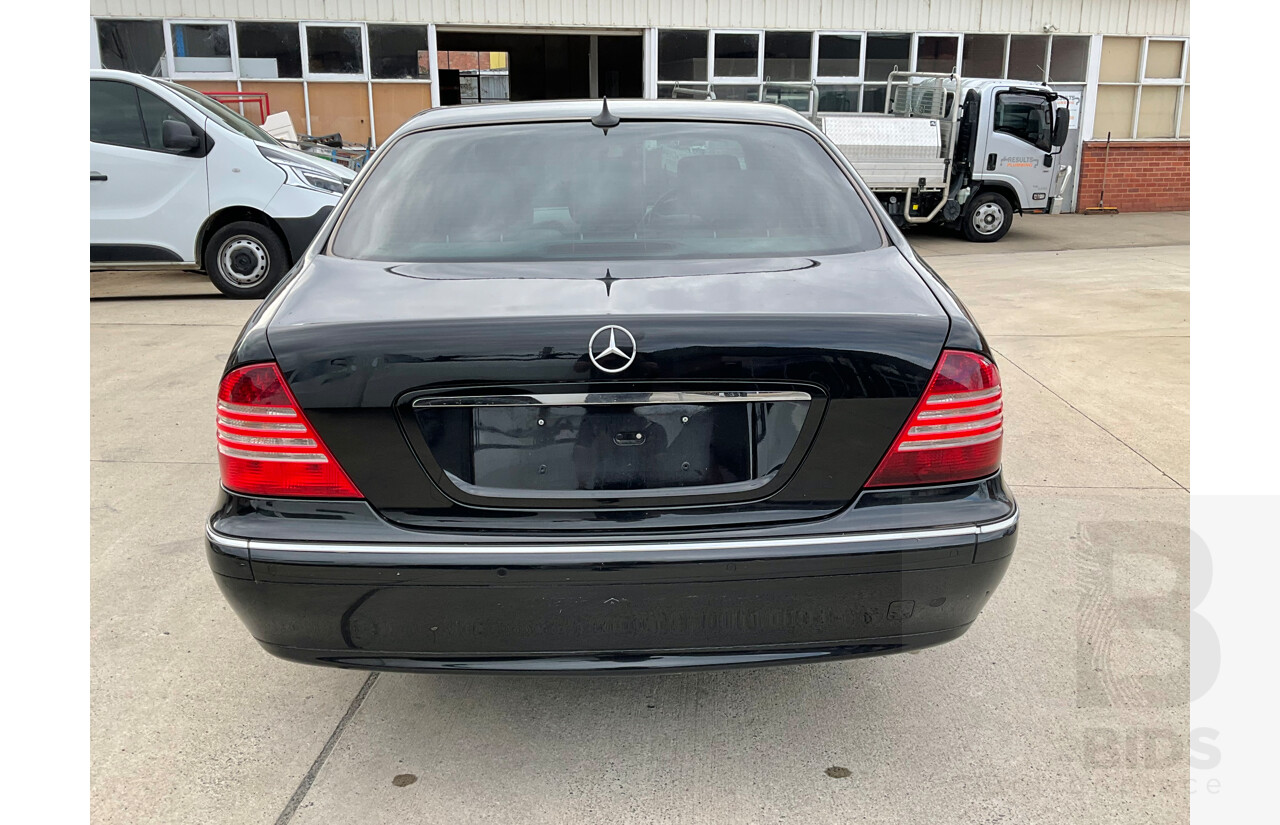 9/2004 Mercedes-Benz S350 L W220 4d Sedan Black 3.7L