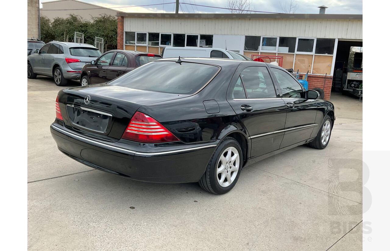 9/2004 Mercedes-Benz S350 L W220 4d Sedan Black 3.7L