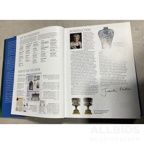 Collection of Twenty One Art Books Including Several by Paul Hamlin, Norman Lindsay Favourite Etchings, Miller’s Antiques Handbook & Price Guide 2014-2015 and More
