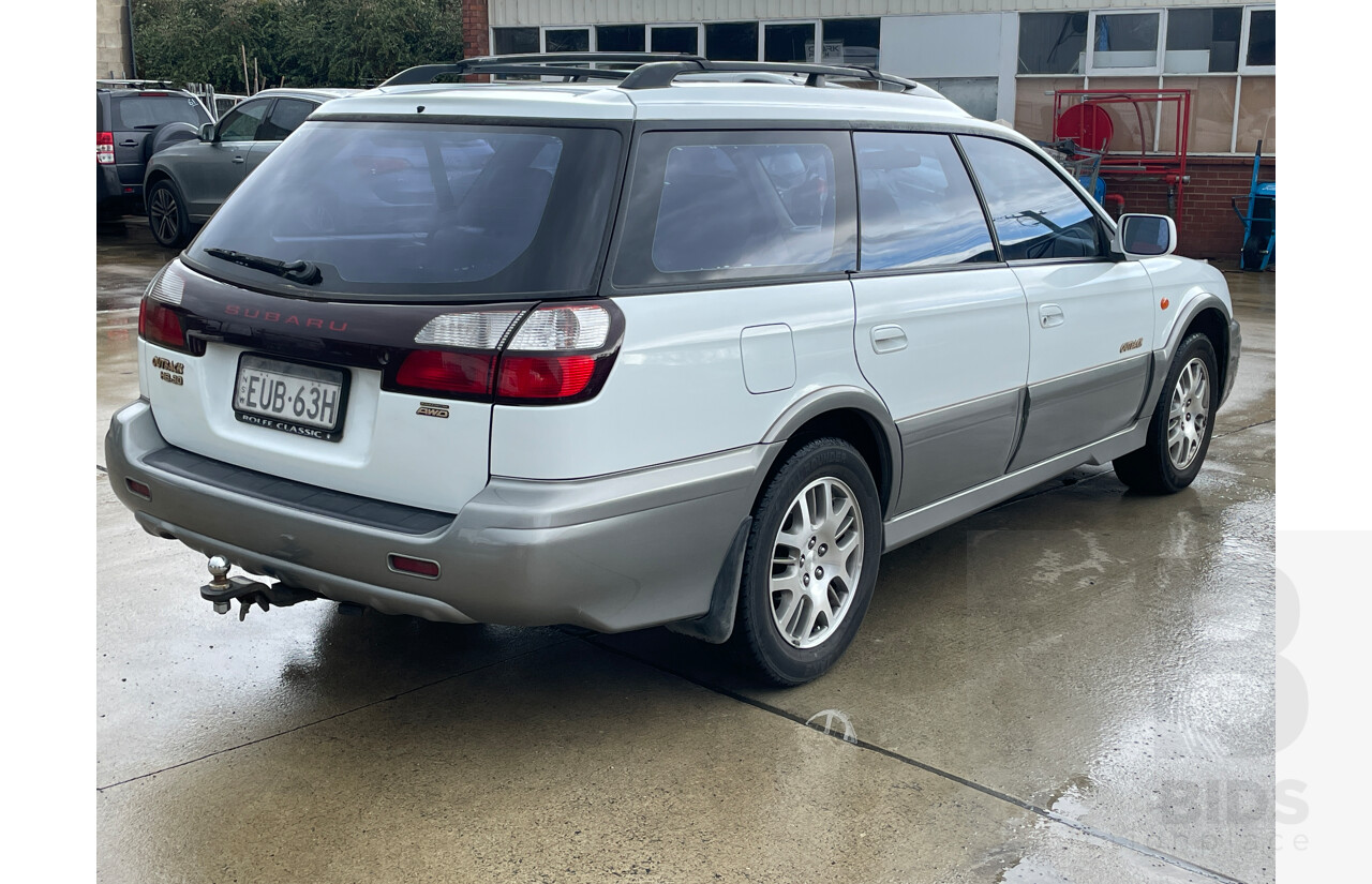 3/2003 Subaru Outback H6 Luxury MY03 4d Wagon White 3.0L