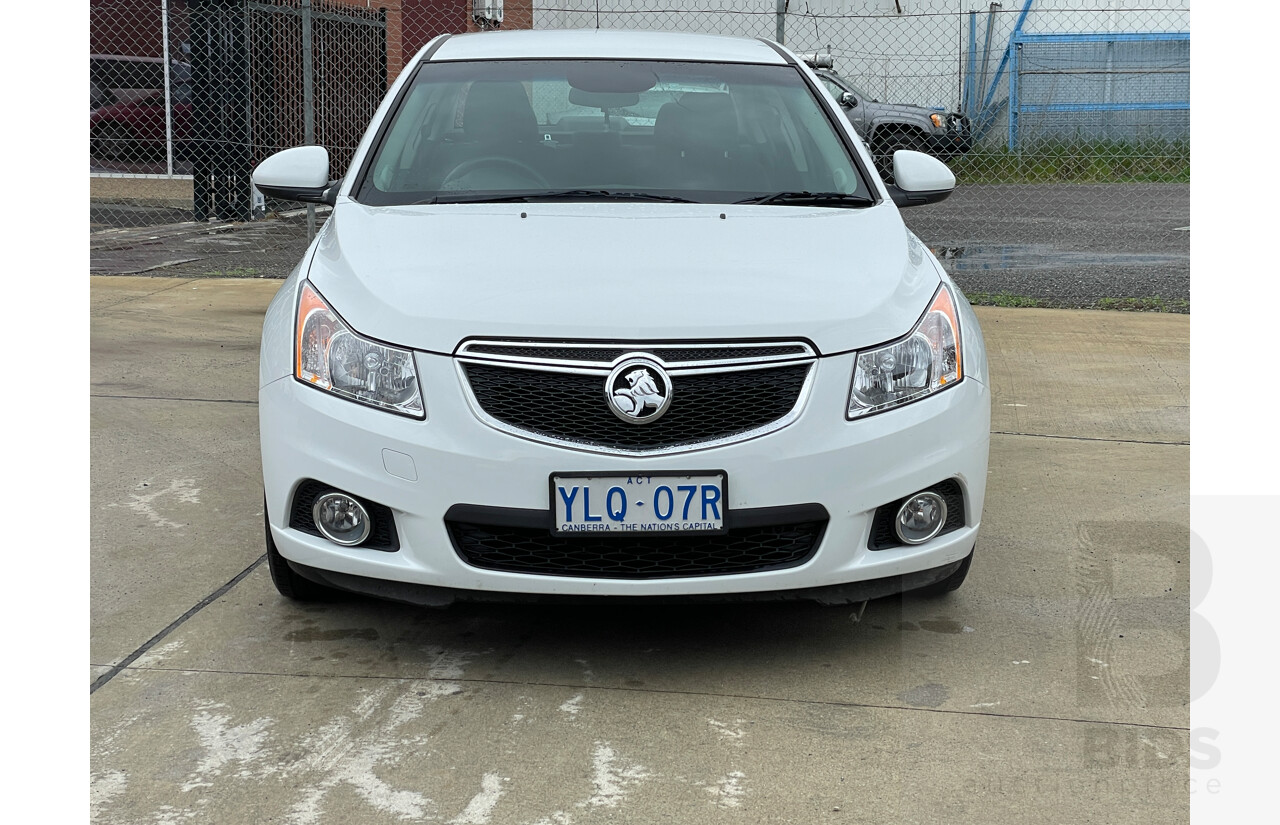 3/2014 Holden Cruze Equipe JH MY14 4d Sedan White 1.8L