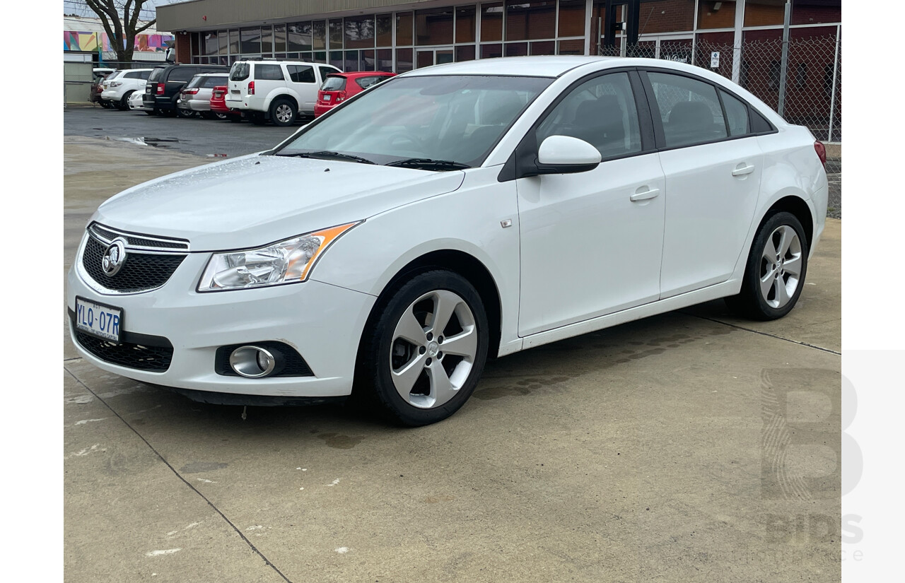 3/2014 Holden Cruze Equipe JH MY14 4d Sedan White 1.8L