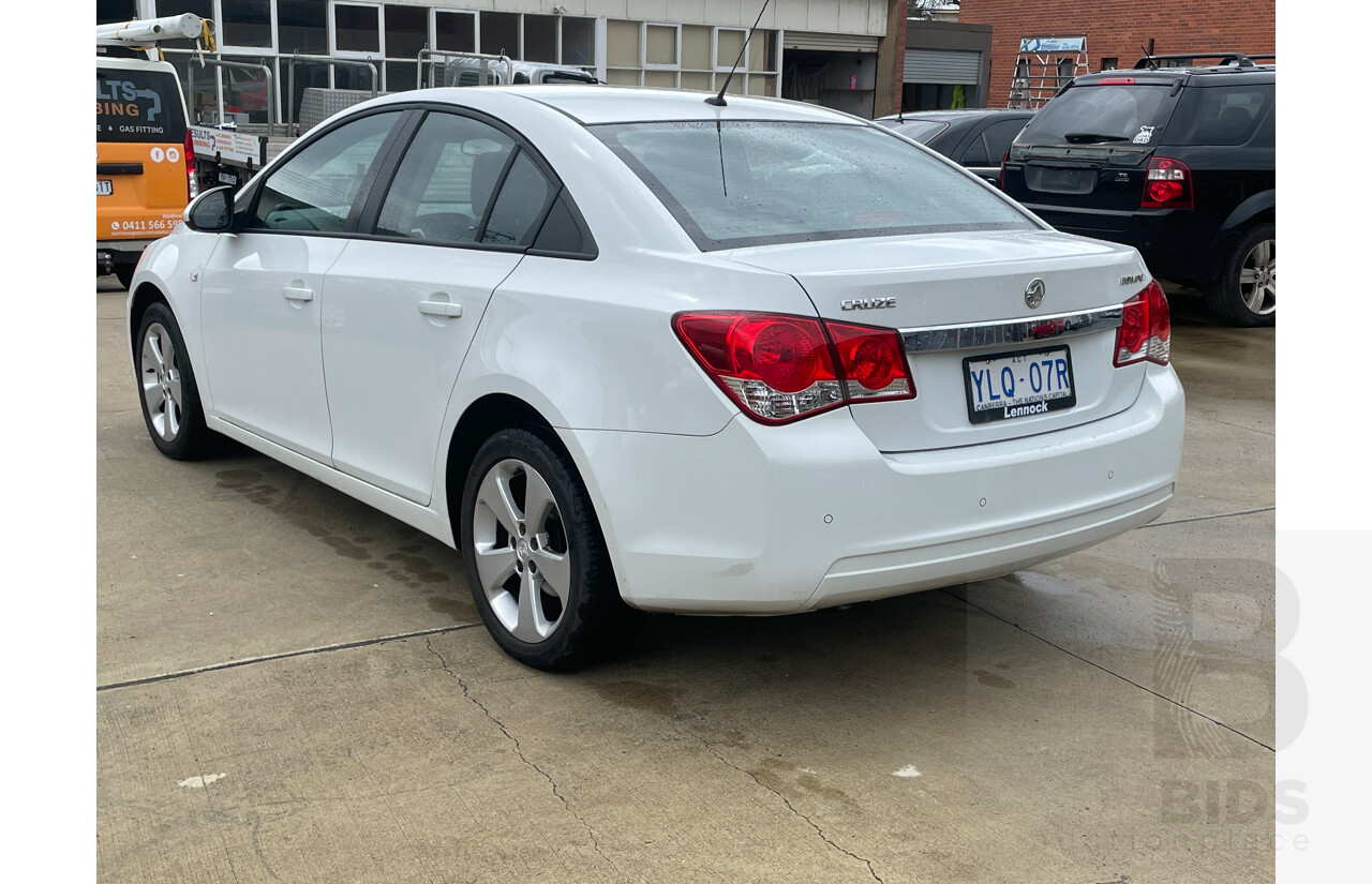 3/2014 Holden Cruze Equipe JH MY14 4d Sedan White 1.8L