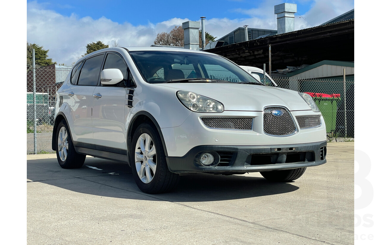 3/2007 Subaru Tribeca 3.6R Premium (7 Seat) MY08 4d Wagon White 3.6L