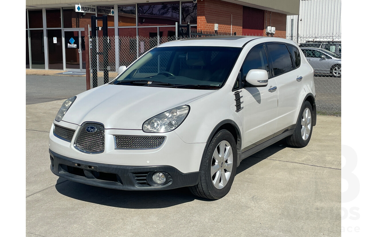 3/2007 Subaru Tribeca 3.6R Premium (7 Seat) MY08 4d Wagon White 3.6L