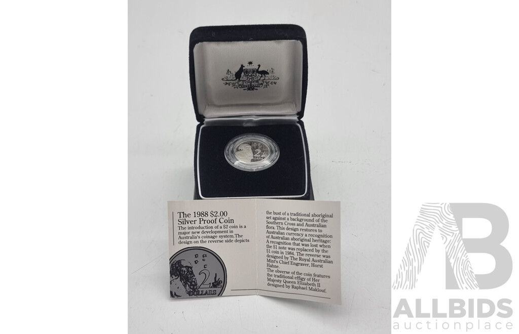 RAM 1988 $2 Silver Proof Coin and $5 Commemorative Coin