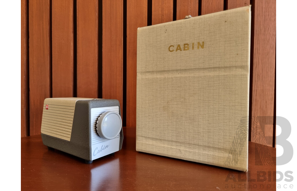 Vintage Cabin 'Sunlit' Slide Projector, Cabin Slide Projector Cooler and Cabin Slide Auto Changer