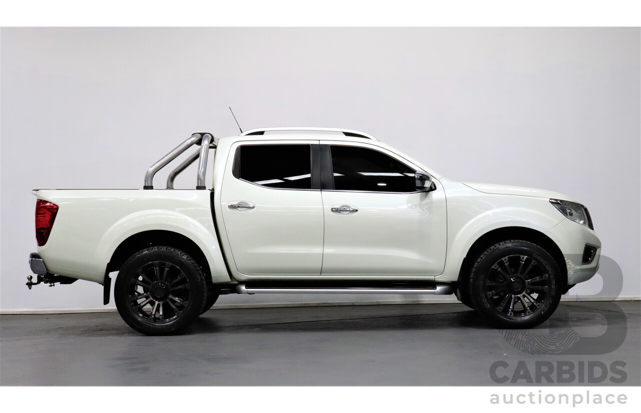 10/2017 Nissan Navara ST-X (4x4) NP300 D23 Dual Cab Utility White 2.3L