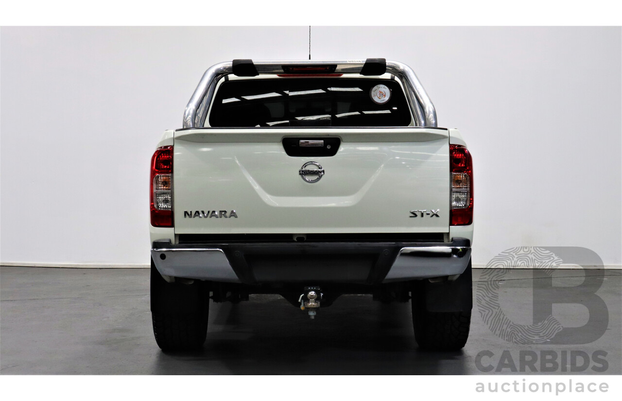 10/2017 Nissan Navara ST-X (4x4) NP300 D23 Dual Cab Utility White 2.3L