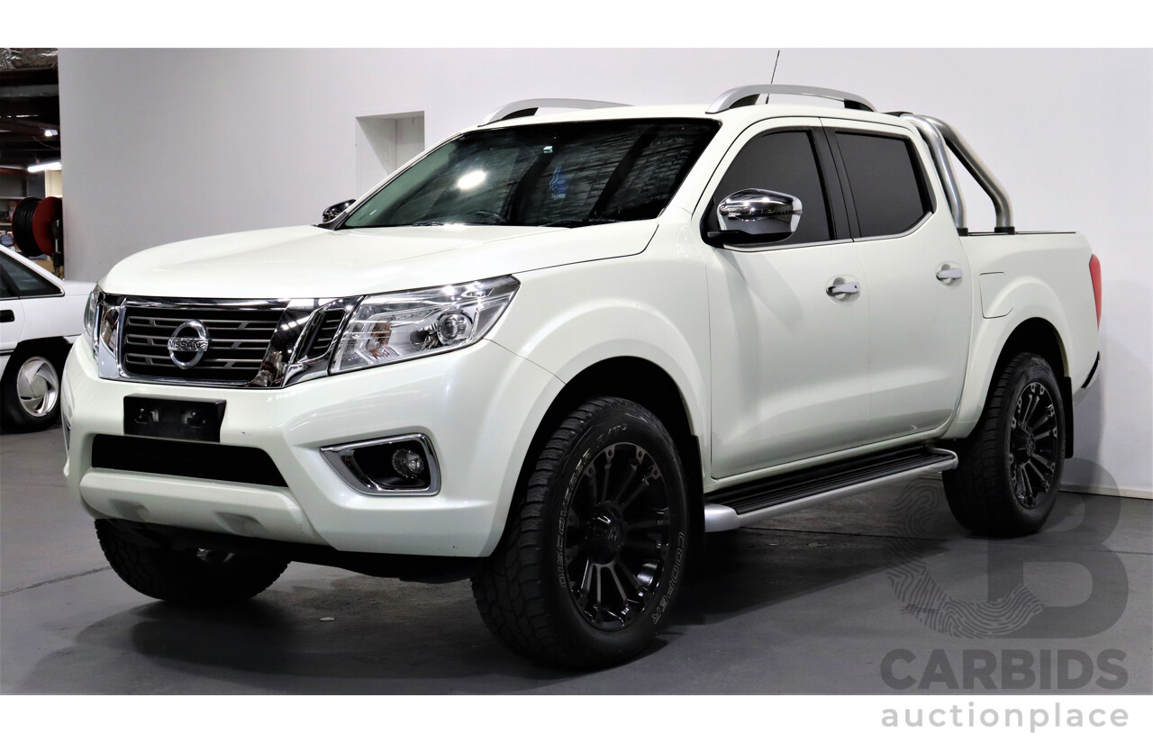 10/2017 Nissan Navara ST-X (4x4) NP300 D23 Dual Cab Utility White 2.3L