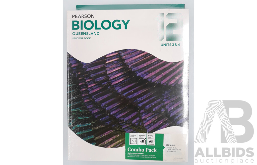 Pearson Biology Queensland Student Book Units 3-4 - Lot of 3 - ORP $255.00