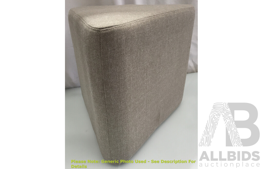Winc Ambition Triangle Ottoman - Lot of 2 - Total ORP $270.84