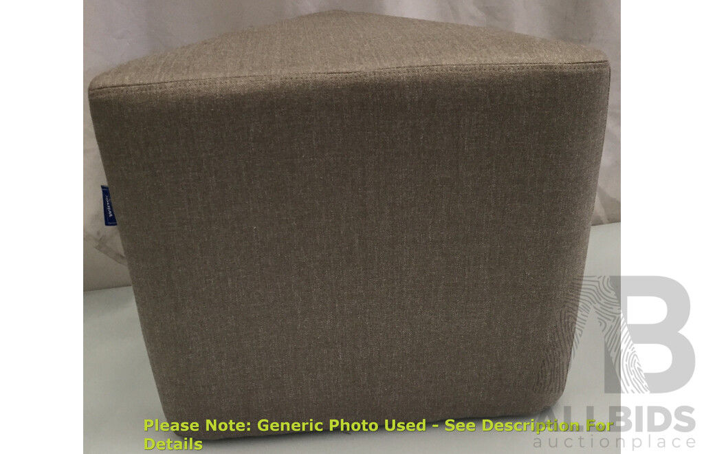 Winc Ambition Triangle Ottoman - Lot of 2 - Total ORP $270.84