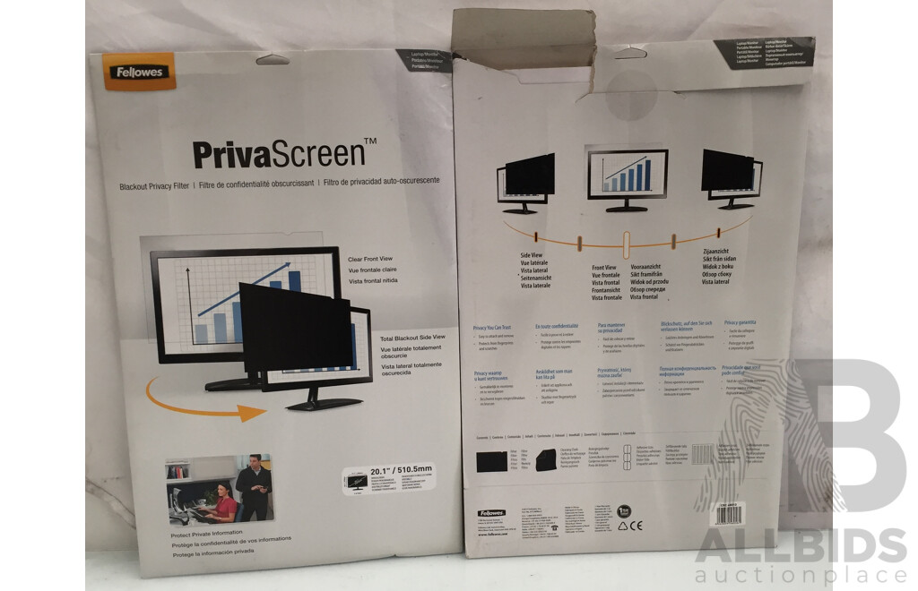 Fellowes Privascreen Privacy Filter for 20.1