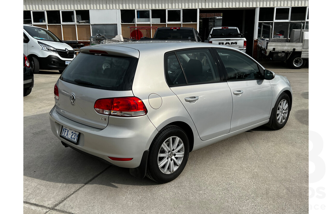 7/2009 Volkswagen Golf 90 TSI Trendline 1K 6TH GEN 5d Hatchback Silver Or Chrome 1.4L