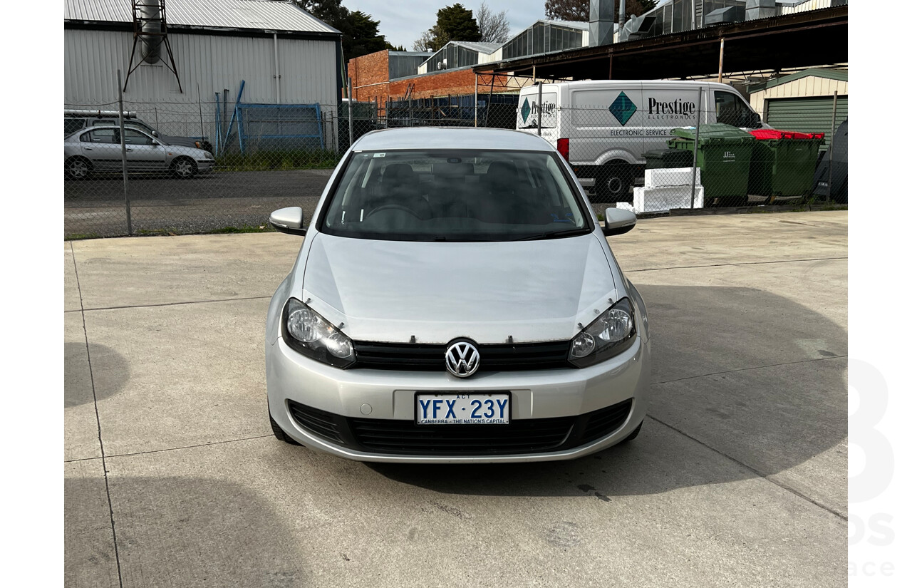 7/2009 Volkswagen Golf 90 TSI Trendline 1K 6TH GEN 5d Hatchback Silver Or Chrome 1.4L