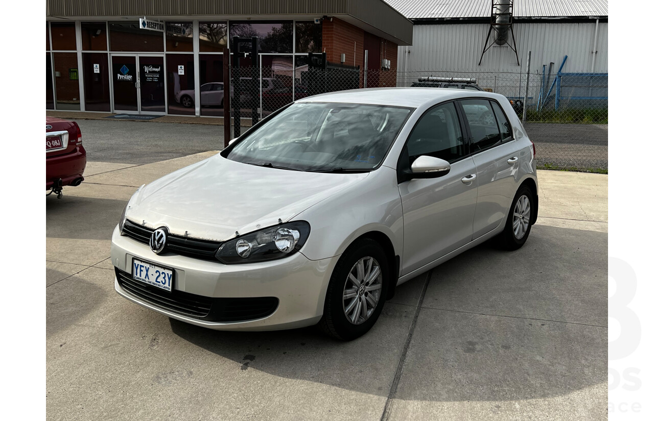 7/2009 Volkswagen Golf 90 TSI Trendline 1K 6TH GEN 5d Hatchback Silver Or Chrome 1.4L