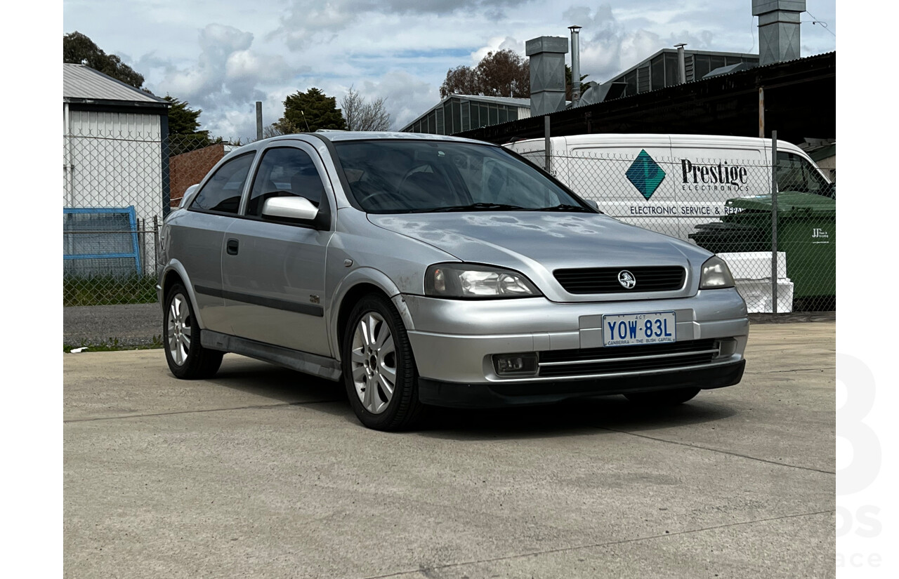 3/2002 Holden Astra SRi TS 3d Hatchback Silver Or Chrome 2.2L