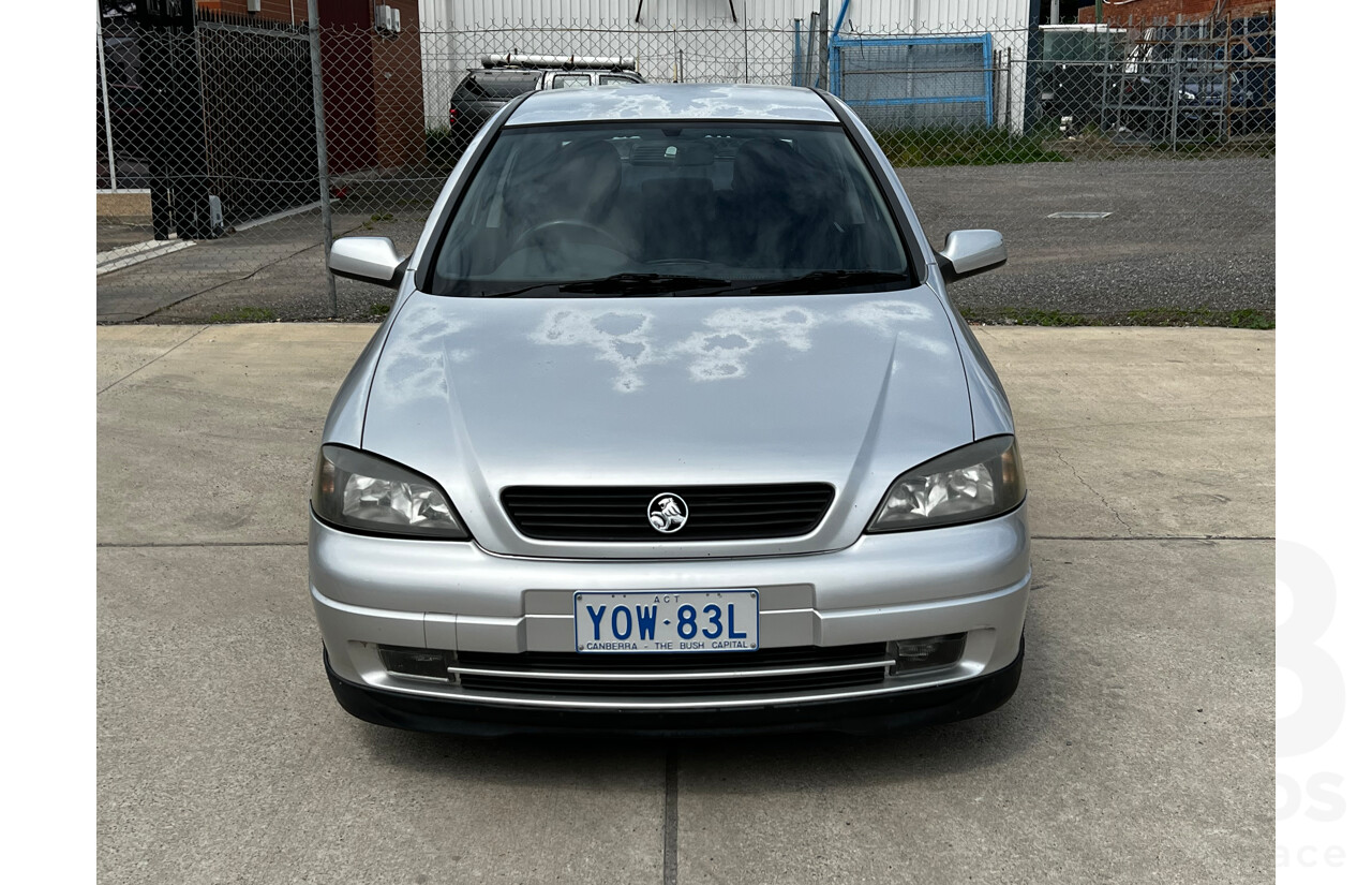 3/2002 Holden Astra SRi TS 3d Hatchback Silver Or Chrome 2.2L