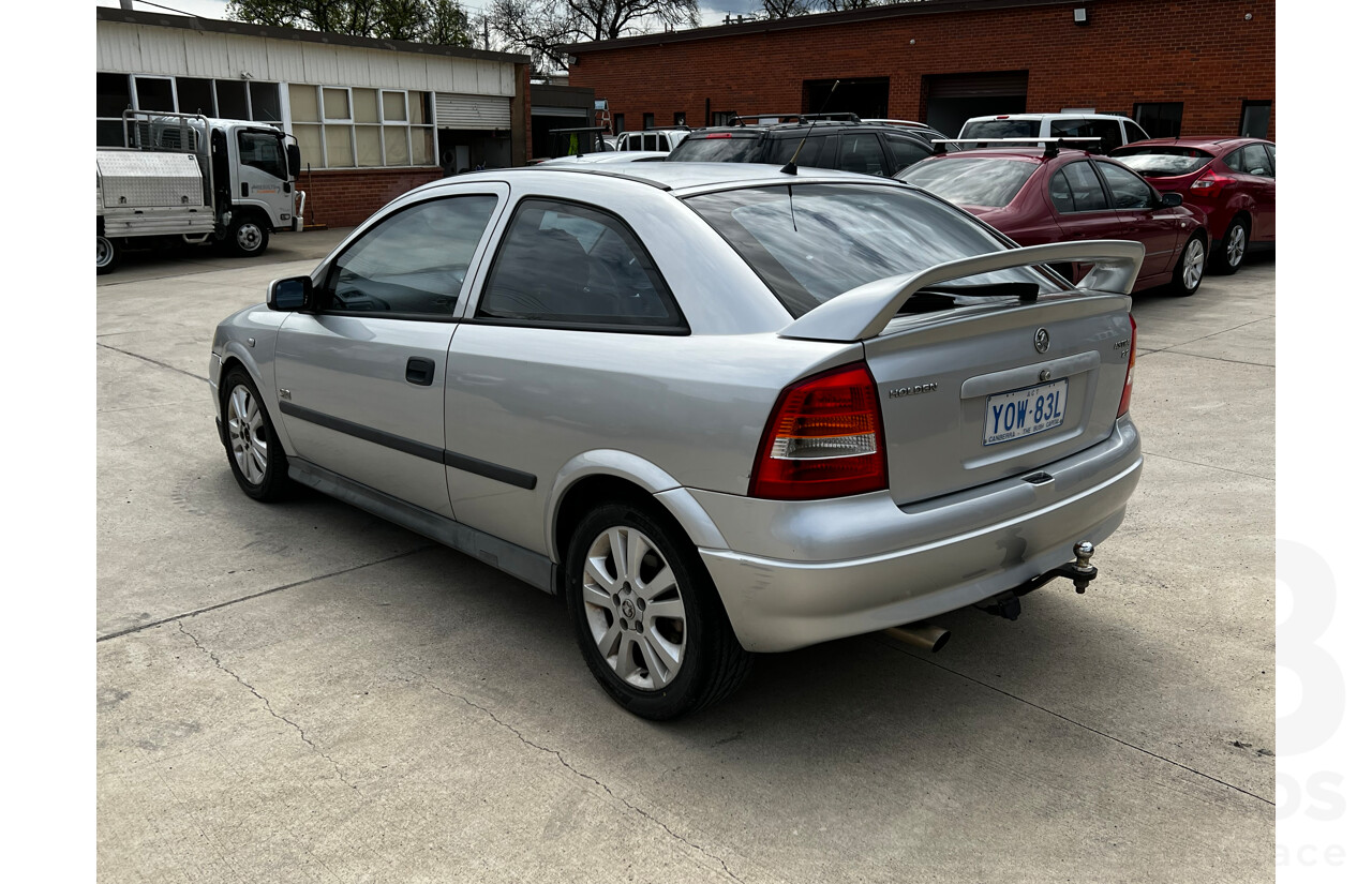 3/2002 Holden Astra SRi TS 3d Hatchback Silver Or Chrome 2.2L