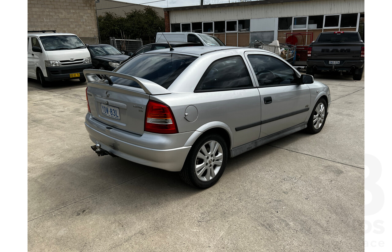 3/2002 Holden Astra SRi TS 3d Hatchback Silver Or Chrome 2.2L