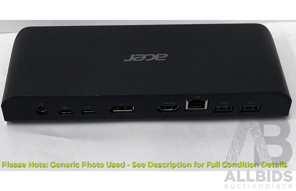 Acer (GPD02) USB Type-C Dock W/ Power Supply & USB-C Cable