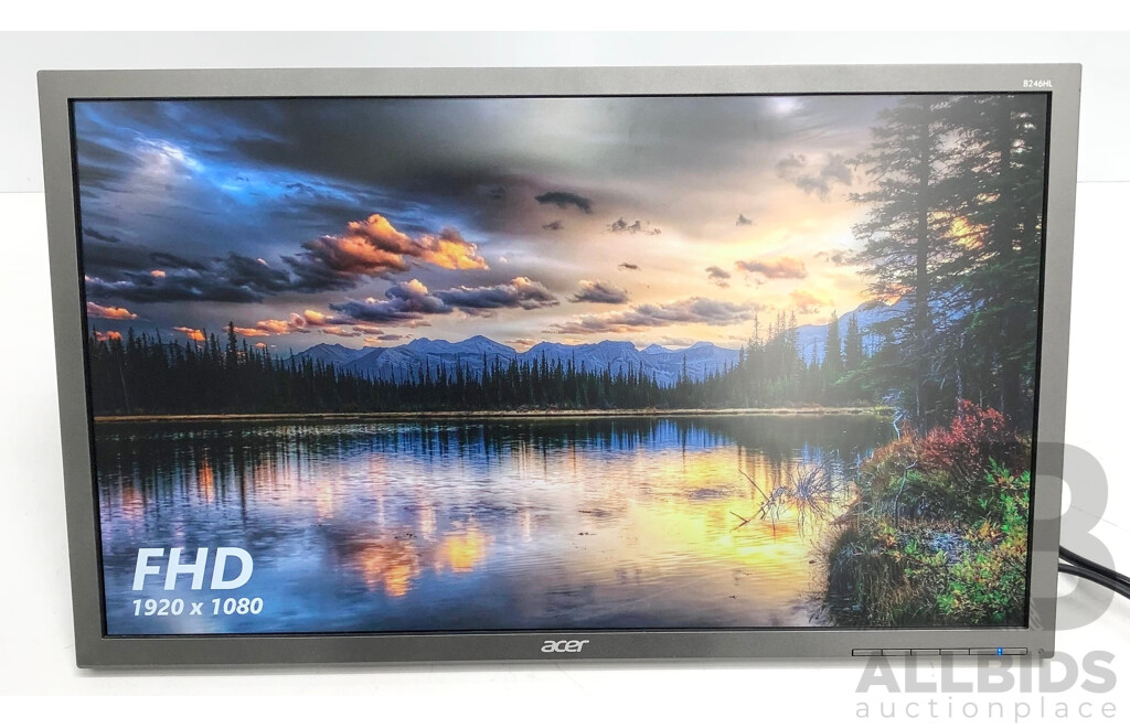 Acer (B246HL) 24-Inch Full HD (1080p) Widescreen LCD Monitor