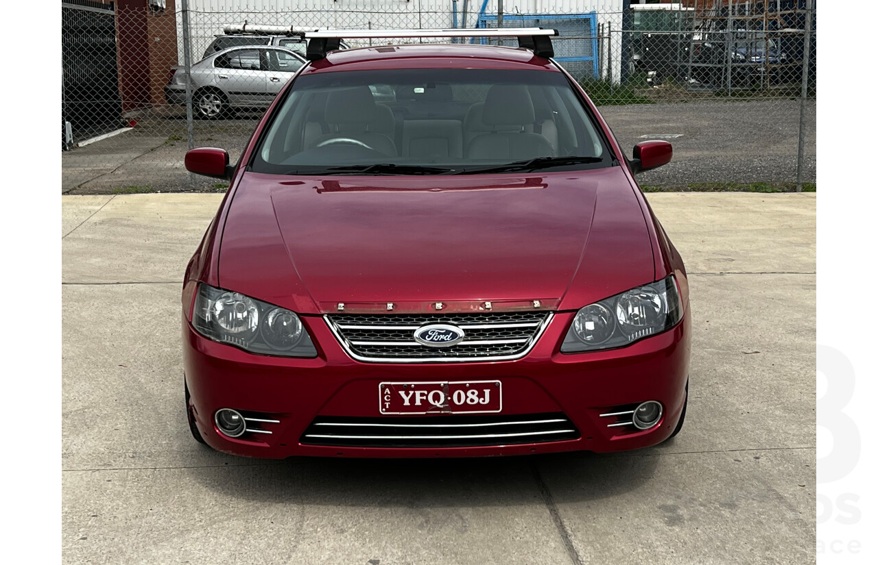 6/2007 Ford Fairmont GHIA BF MKII 07 UPGRADE 4d Sedan Maroon 4.0L