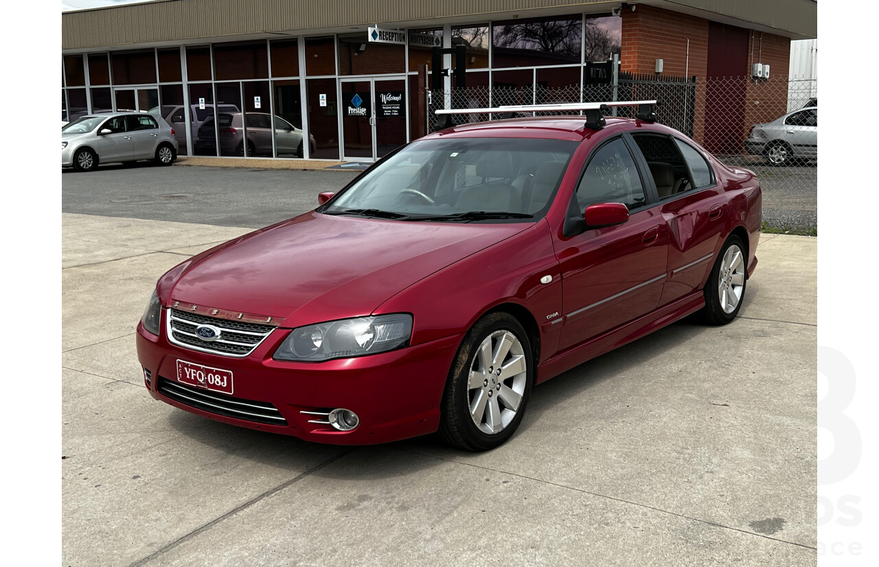 6/2007 Ford Fairmont GHIA BF MKII 07 UPGRADE 4d Sedan Maroon 4.0L