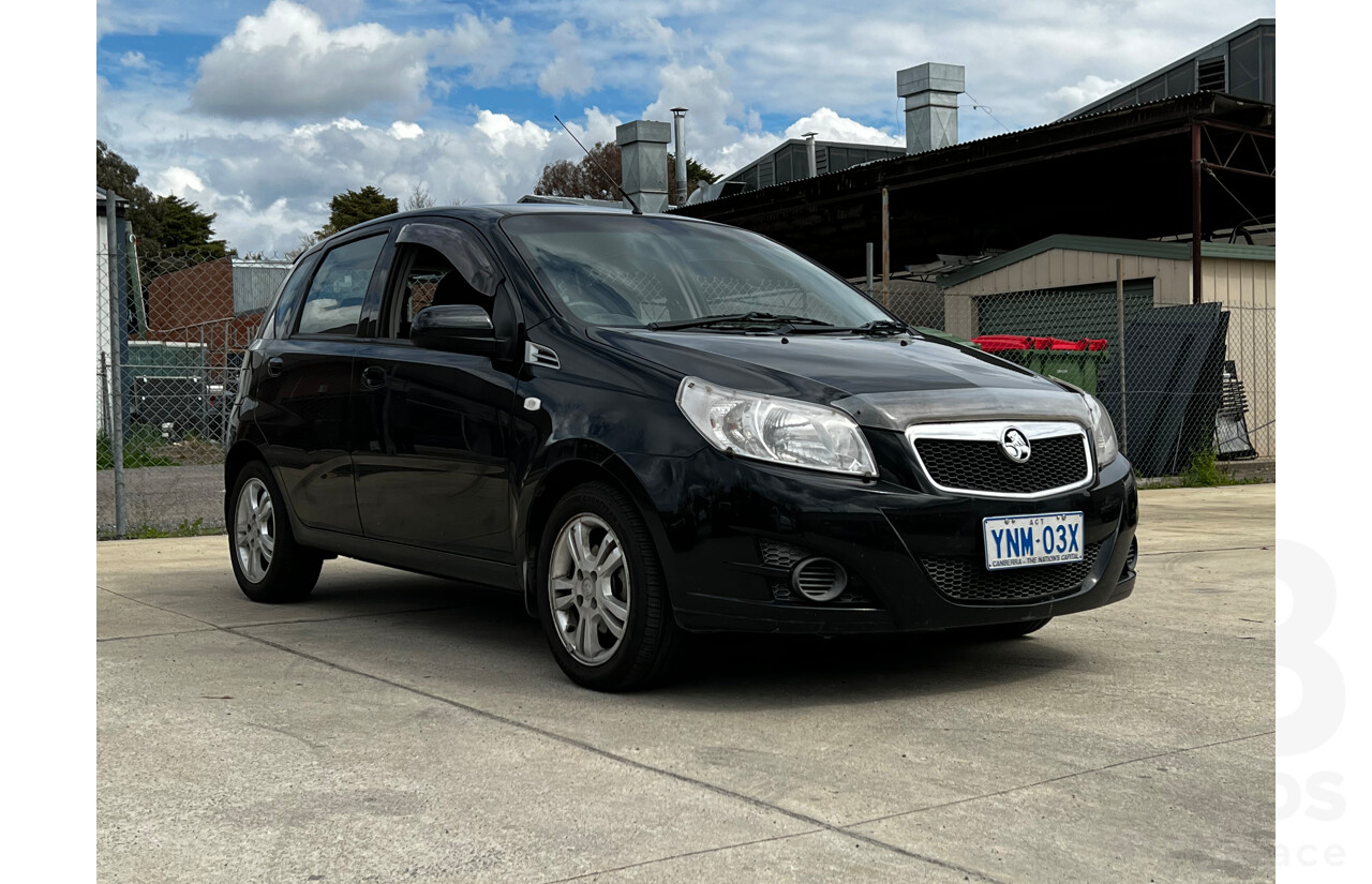 1/2012 Holden Barina  TM 5d Hatchback Black 1.6L