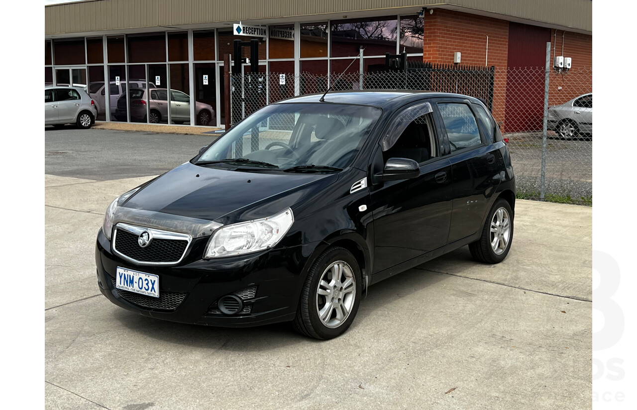 1/2012 Holden Barina  TM 5d Hatchback Black 1.6L