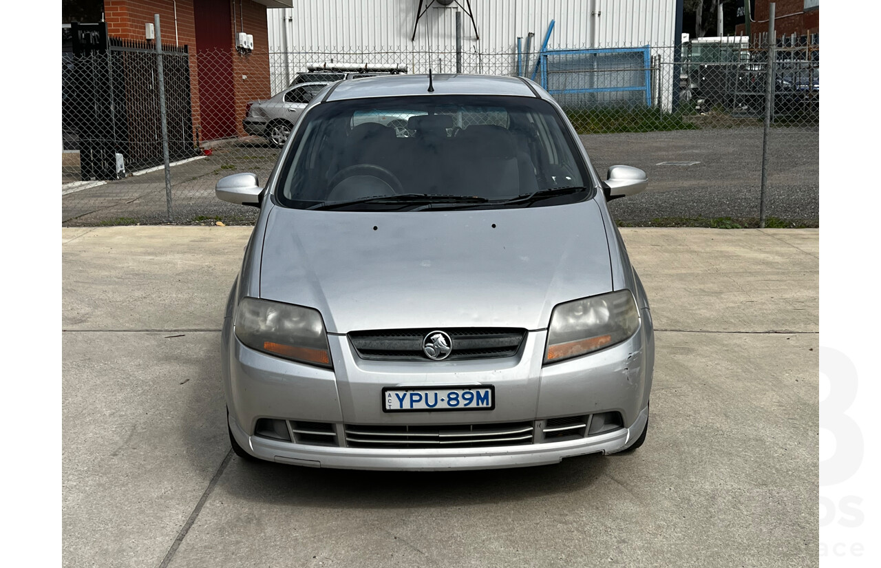 5/2008 Holden Barina  TK MY08 3d Hatchback Silver Or Chrome 1.6L