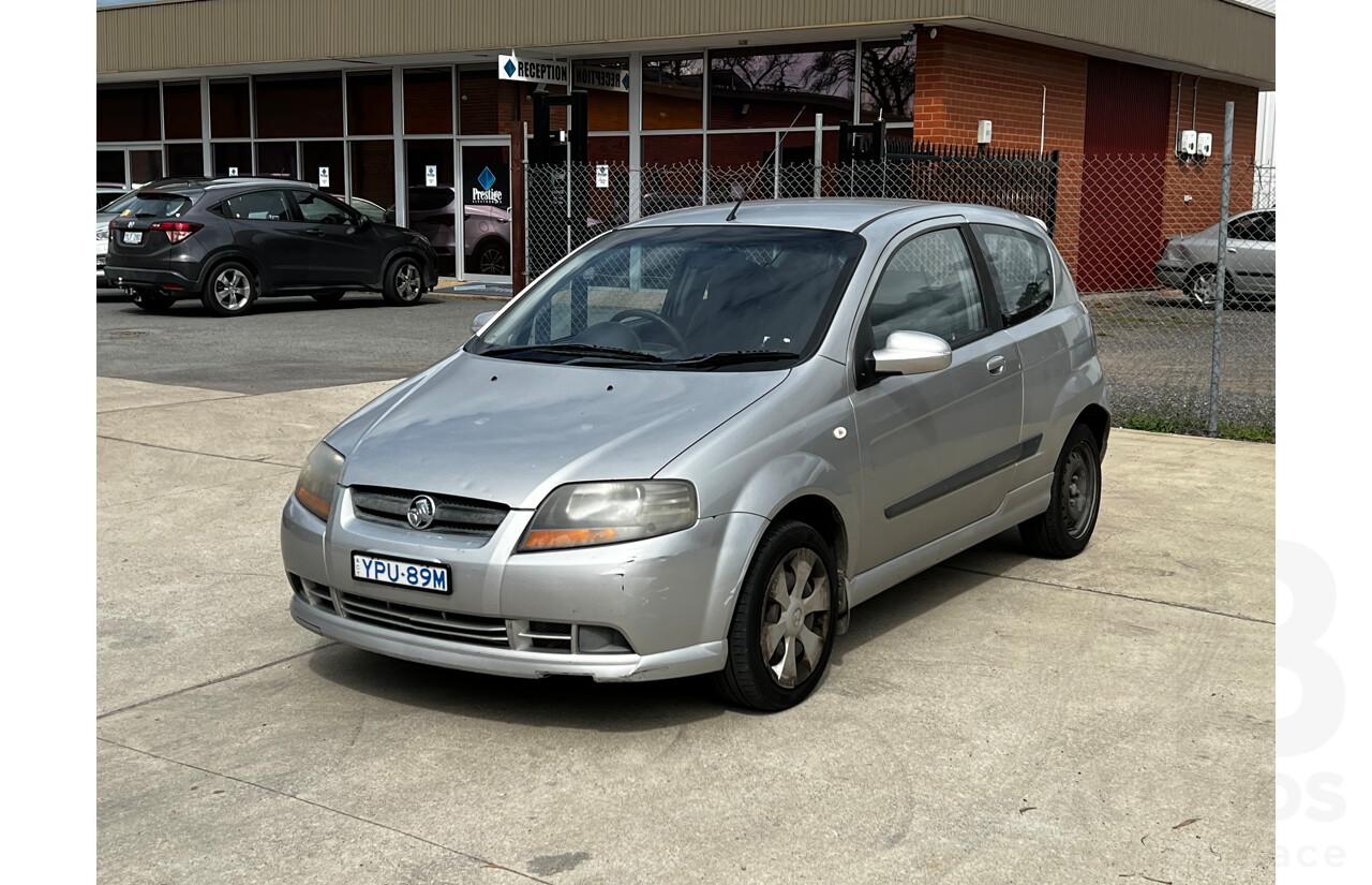 5/2008 Holden Barina  TK MY08 3d Hatchback Silver Or Chrome 1.6L