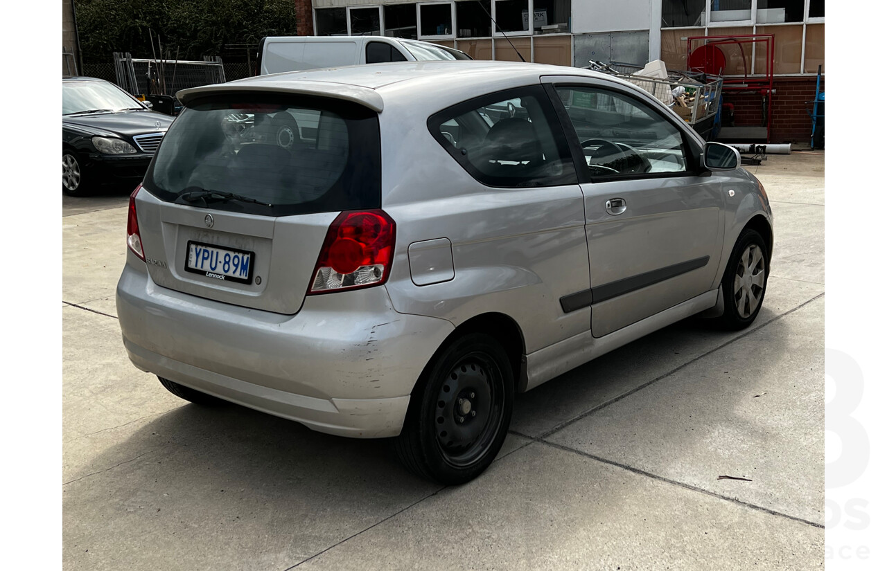 5/2008 Holden Barina  TK MY08 3d Hatchback Silver Or Chrome 1.6L