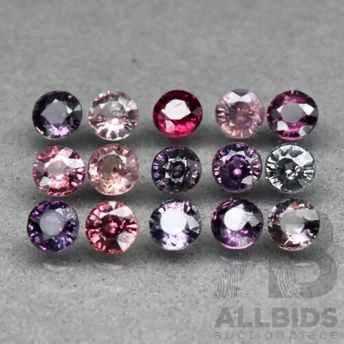 Natural SAPPHIRES - Assorted Colours - 15 Stones