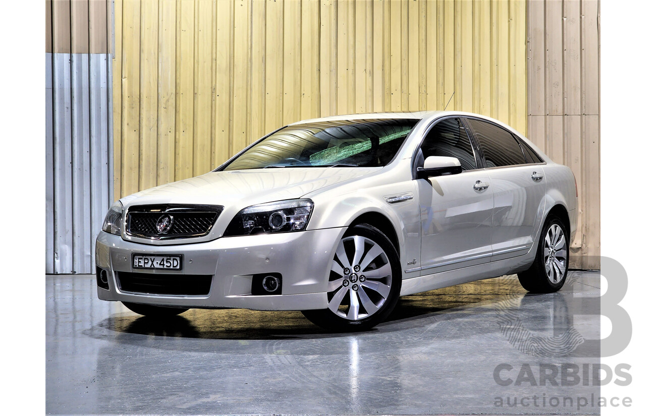 2/2012 Holden Caprice V WM II MY12 4d Sedan Gold 6.0L V8