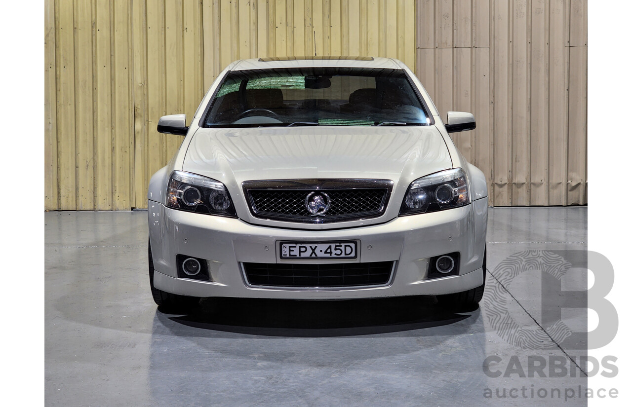 2/2012 Holden Caprice V WM II MY12 4d Sedan Gold 6.0L V8