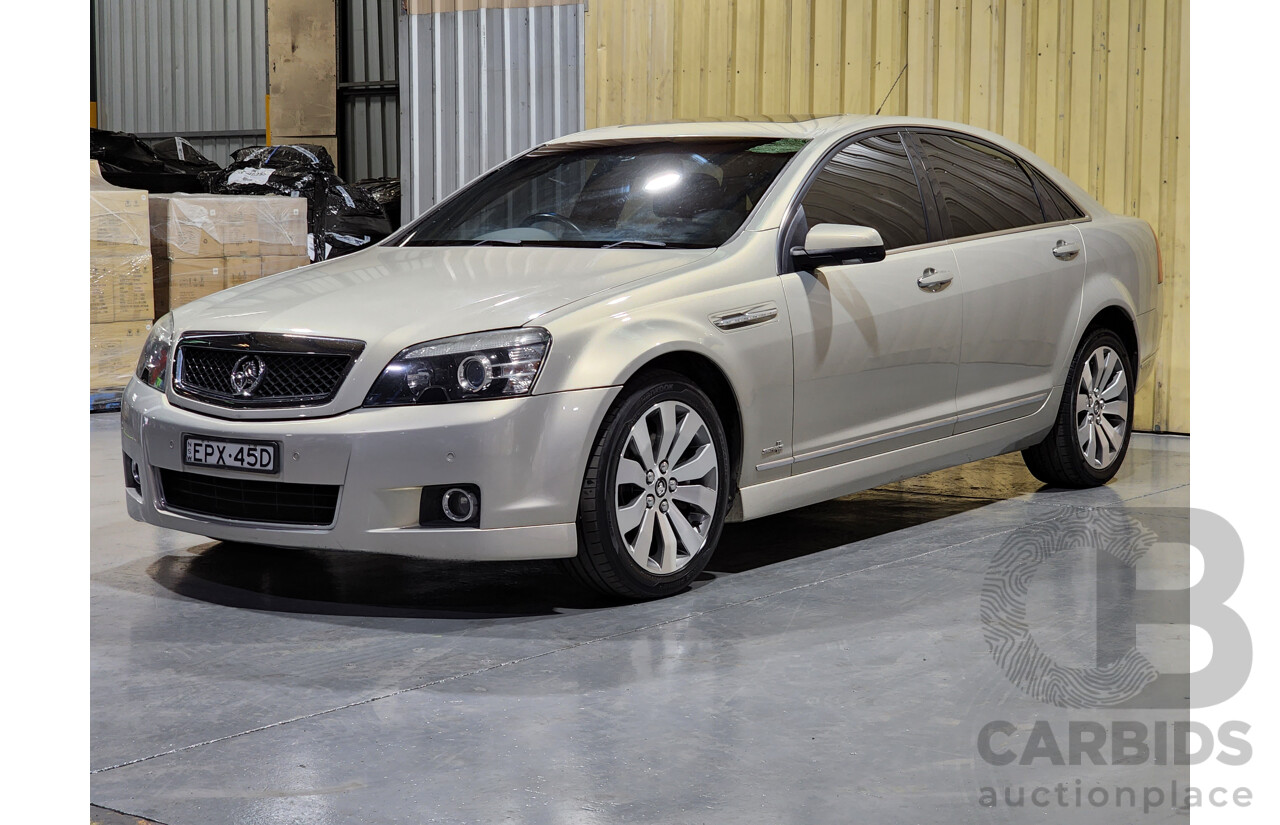 2/2012 Holden Caprice V WM II MY12 4d Sedan Gold 6.0L V8