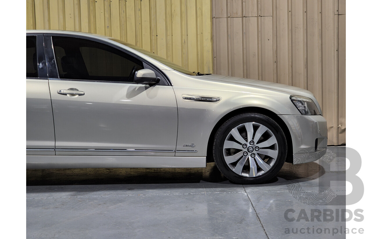 2/2012 Holden Caprice V WM II MY12 4d Sedan Gold 6.0L V8