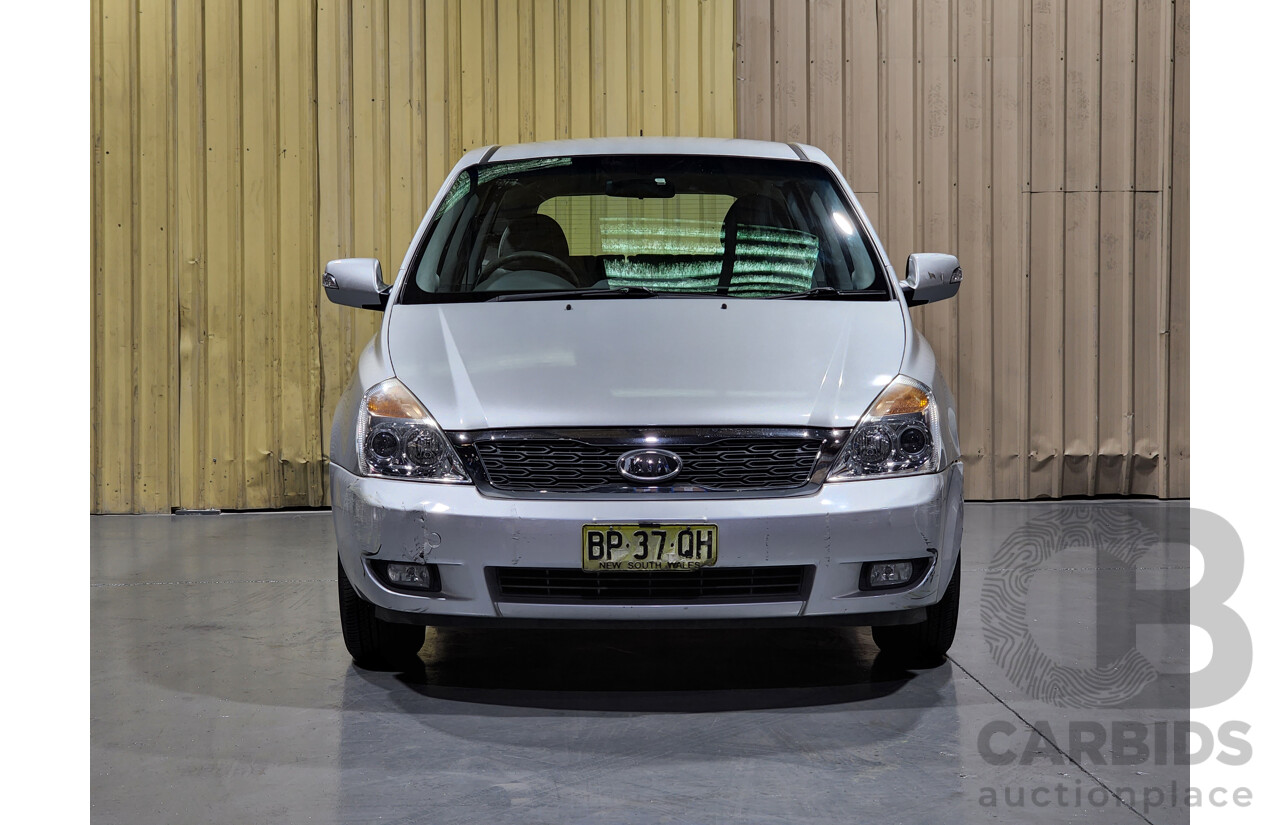 11/2011 Kia Carnival S VQ MY11 4d Wagon Silver 2.7L