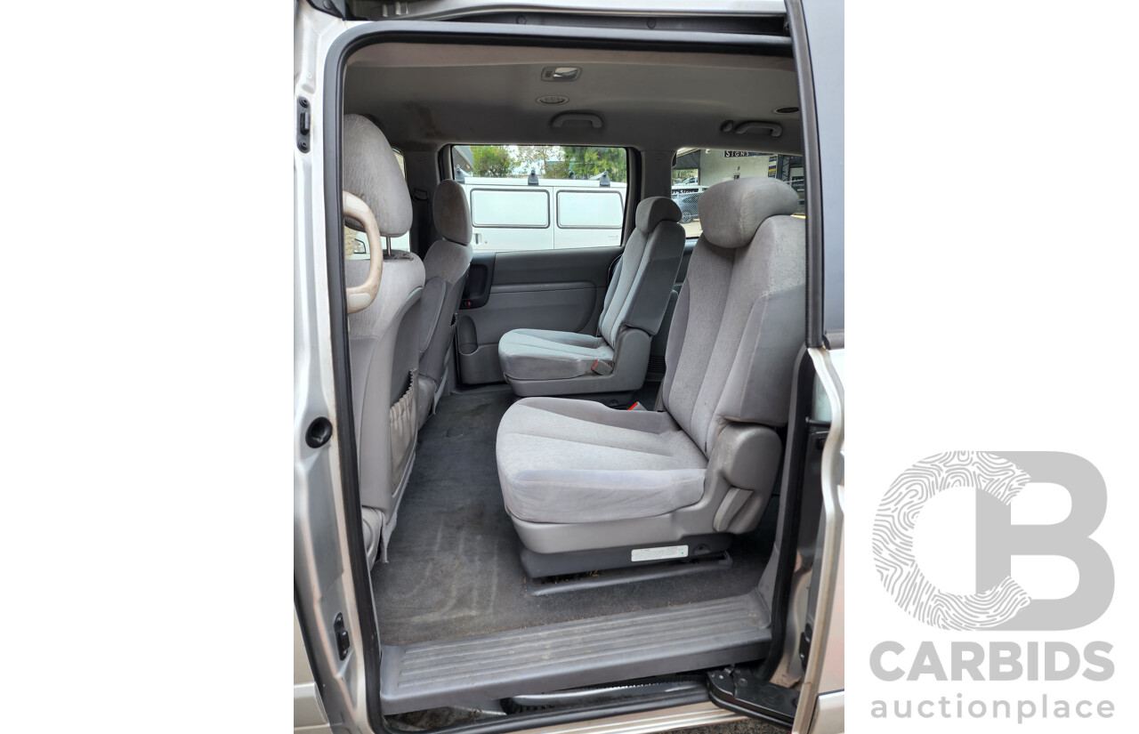 11/2011 Kia Carnival S VQ MY11 4d Wagon Silver 2.7L