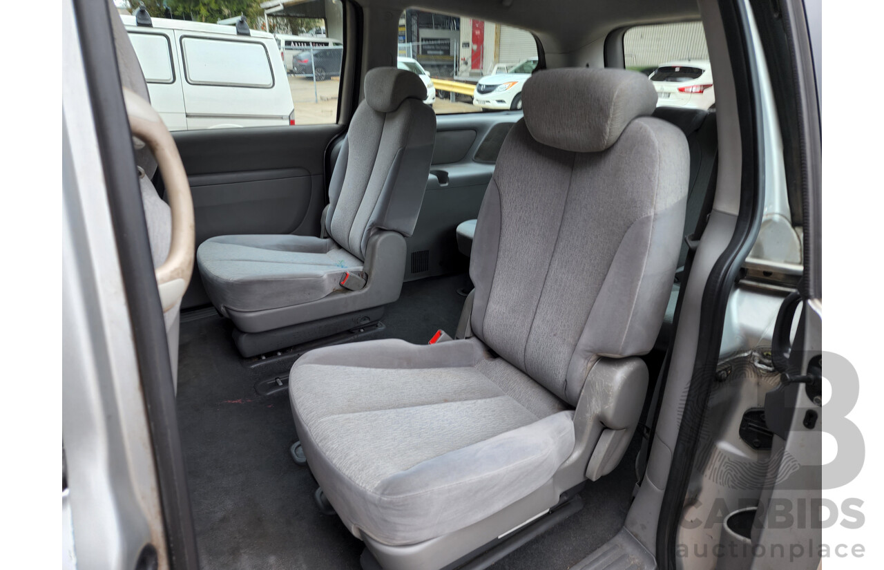 11/2011 Kia Carnival S VQ MY11 4d Wagon Silver 2.7L