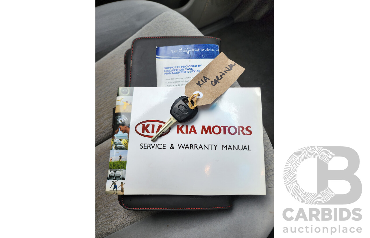 11/2011 Kia Carnival S VQ MY11 4d Wagon Silver 2.7L