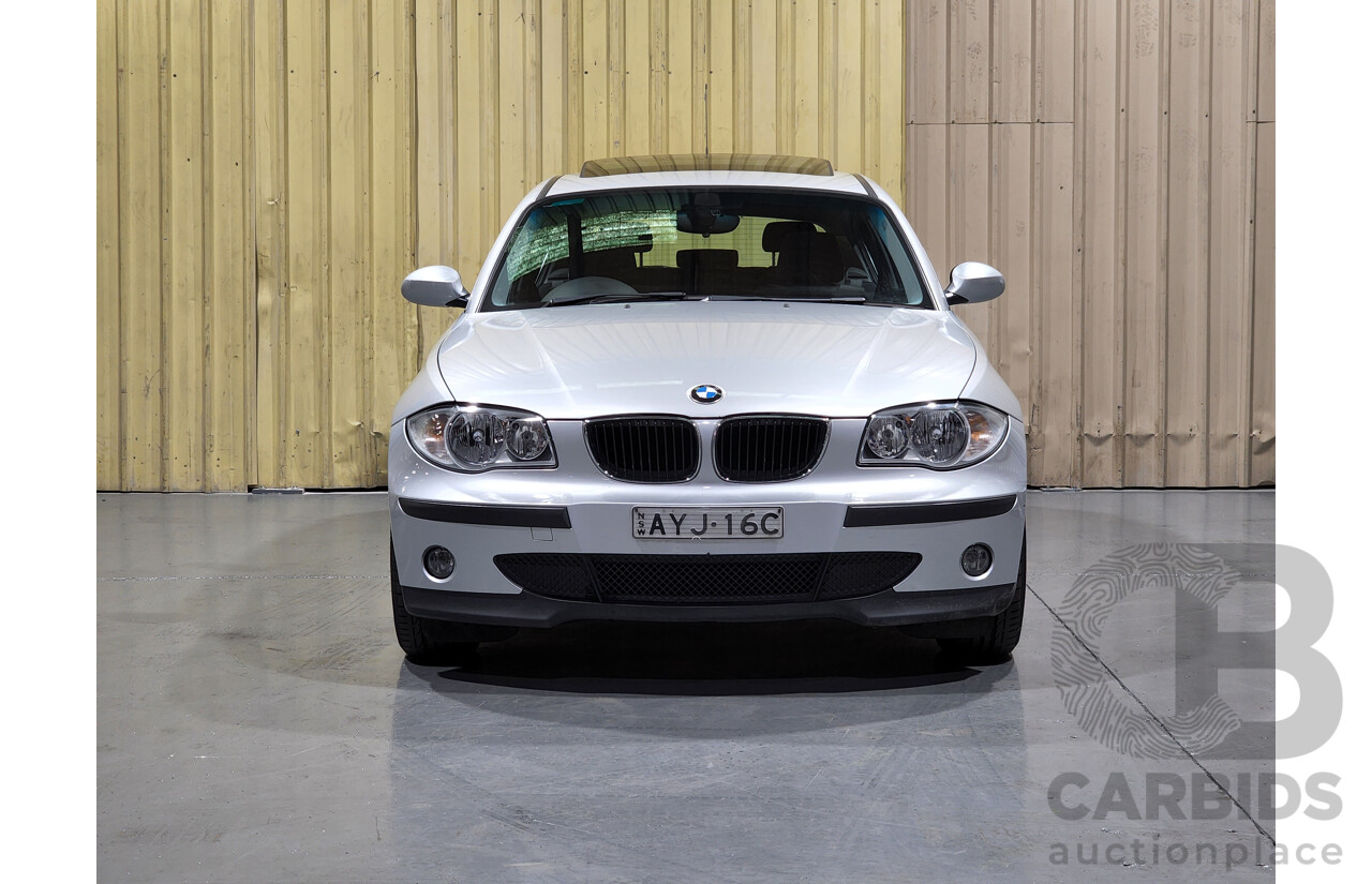 9/2005 BMW 116i E87 5d Hatchback Titan Silver Metallic 1.6L